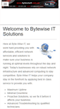 Mobile Screenshot of bytewiseit.com.au